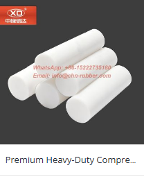 Premium heavy-duty compression molded solid PTFE rods and blocks