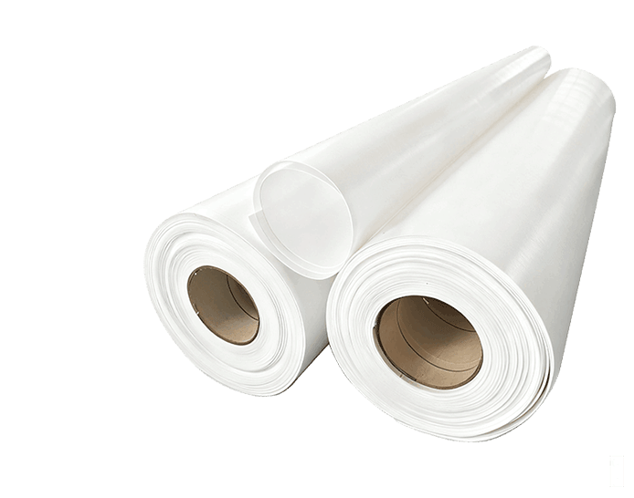 China ptfe manufacturer extra wide 4m ptfe sheet roll and skived ptfe film roll suppliers - Hebei Xinda