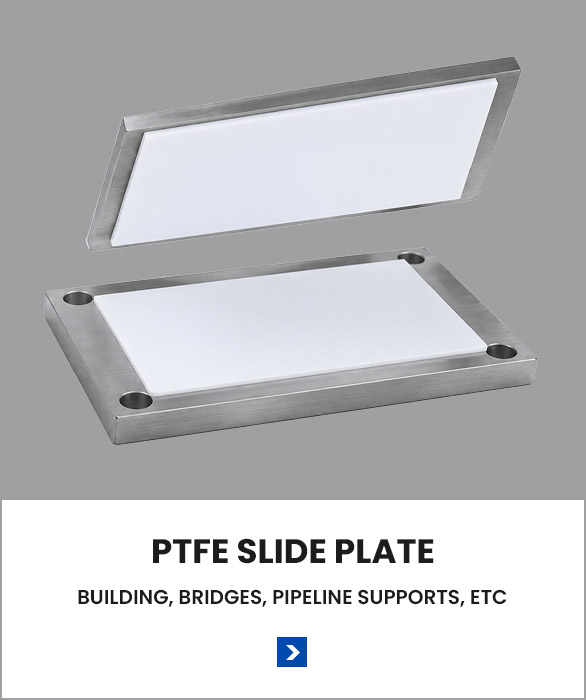 Heavy-duty molded ptfe plate for structural bridge slide bearings