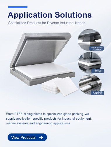 Gland packing solutions with customized ptfe sealing materials