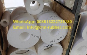 Molded ptfe tubing blanks with machining allowance for bushings