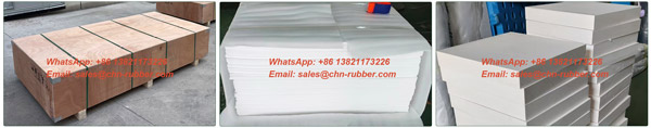 Secure heavy duty wooden crate packaging of bulk export PTFE sheets prepared for global sea freight shipping.