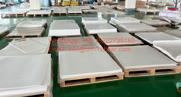 Die-cut flange gaskets fabricated from high-density compression molded mechanical grade PTFE gasket sheet