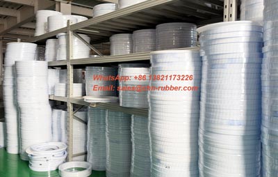Wholesale industrial stock of PTFE gaskets ready for global export packaging