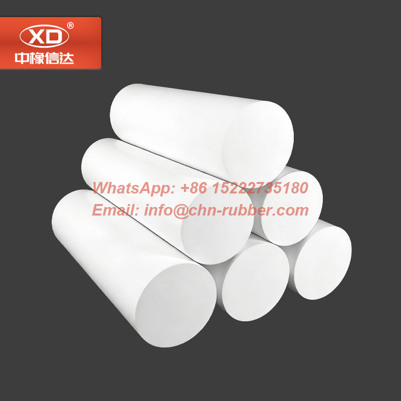 Molded PTFE rod length 90-300mm