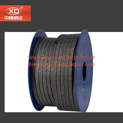 Flexible pure graphite yarn gland packing