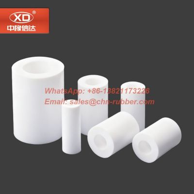 100% Virgin molded and extruded PTFE hollow rods